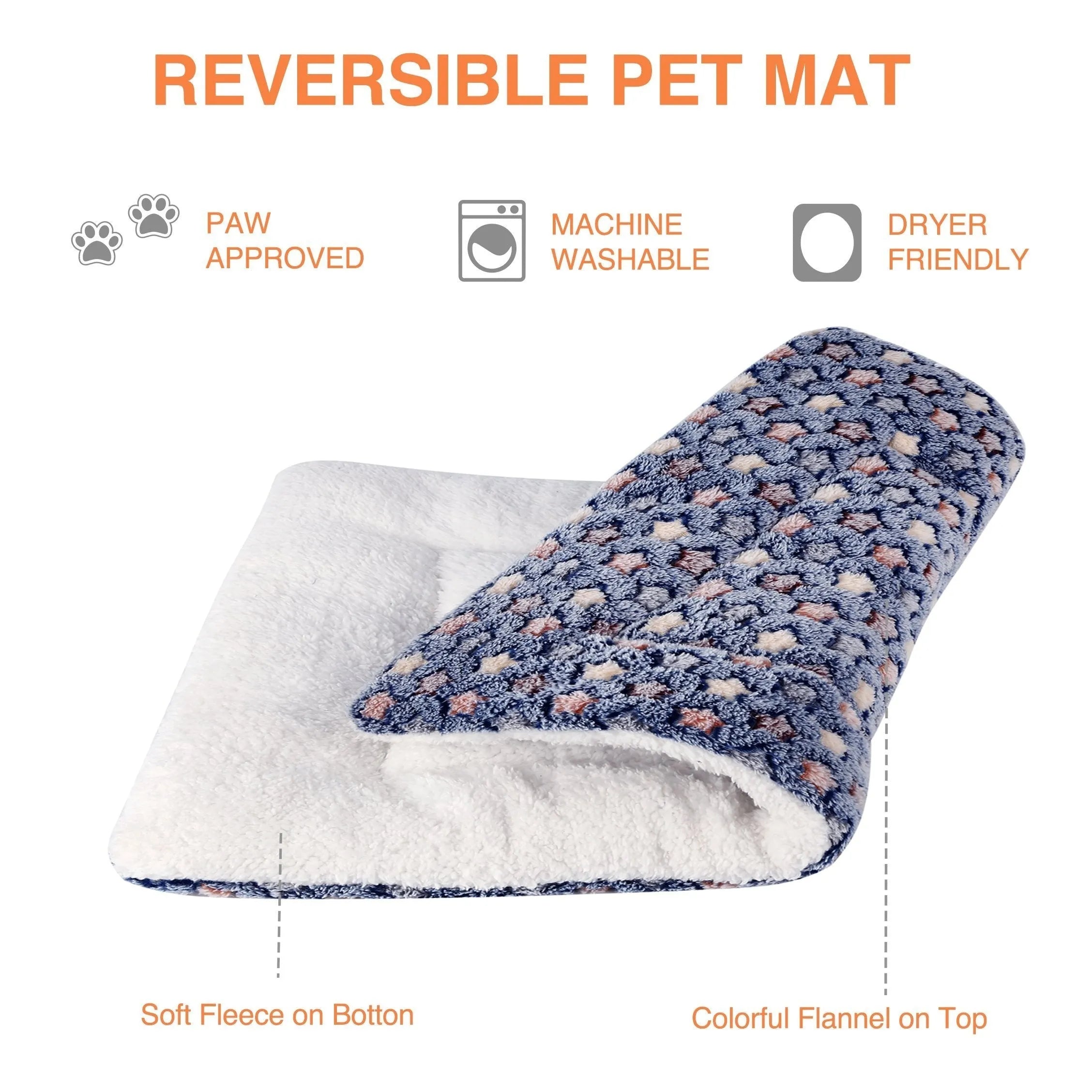 Pets Dog Bed Mat Crate Pad Soft Pet Bed Washable - Bellarte Enchanté Pets Dog Bed Mat Crate Pad Soft Pet Bed Washable