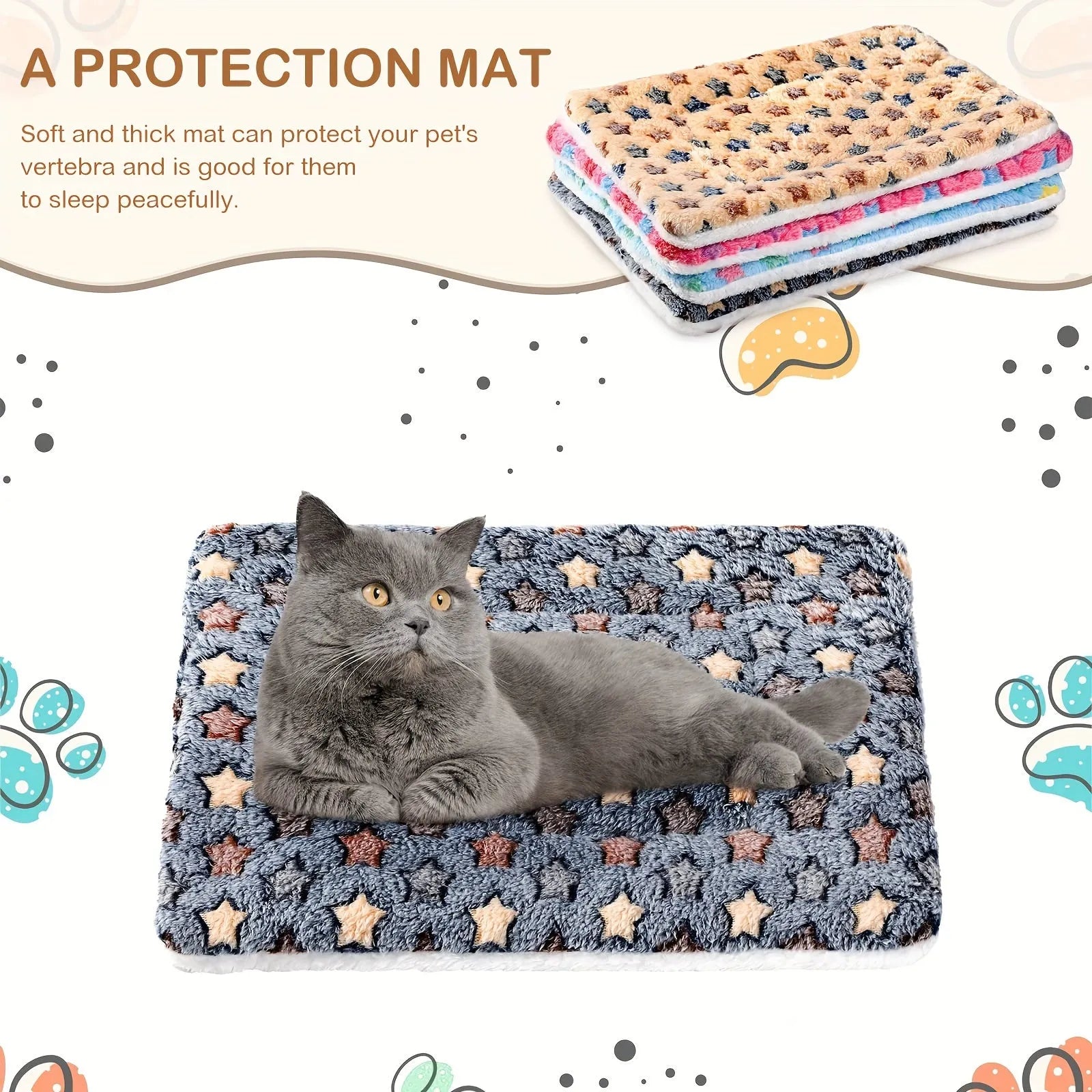 Pets Dog Bed Mat Crate Pad Soft Pet Bed Washable - Bellarte Enchanté Pets Dog Bed Mat Crate Pad Soft Pet Bed Washable
