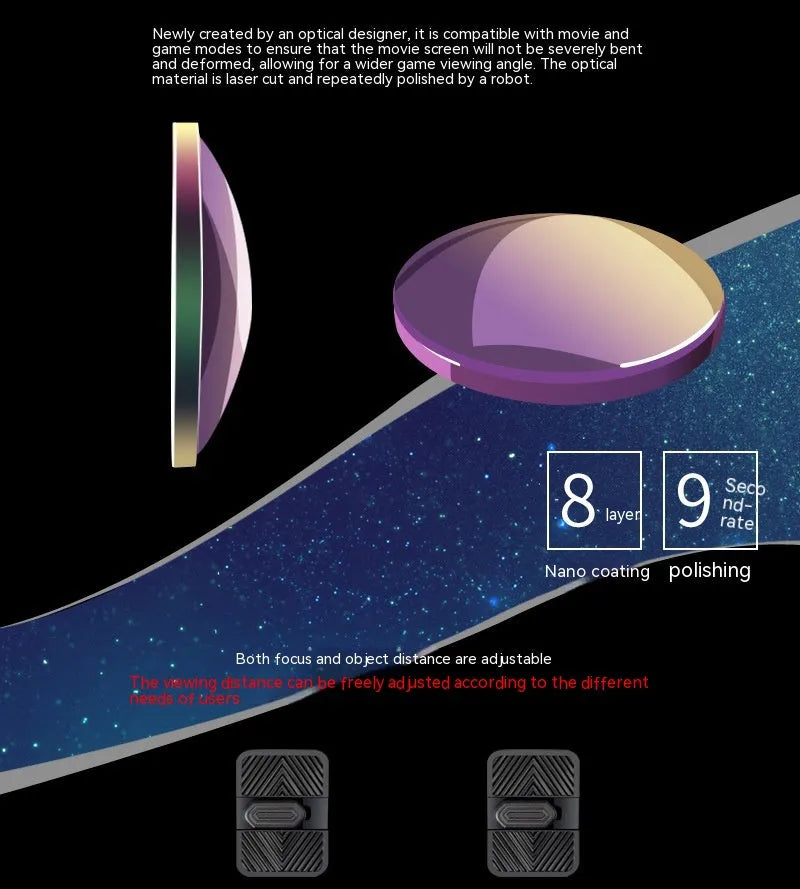 Phone 3D Glasses VR Glasses Head VR Virtual - Bellarte Enchanté Phone 3D Glasses VR Glasses Head VR Virtual