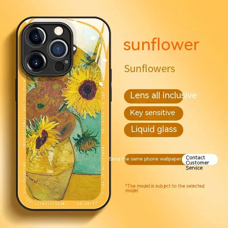 Phone Case Tempered Glass Protective Cover - Bellarte Enchanté Phone Case Tempered Glass Protective Cover