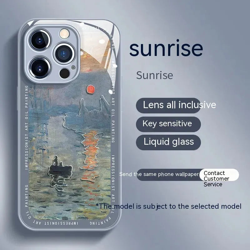 Phone Case Tempered Glass Protective Cover - Bellarte Enchanté Phone Case Tempered Glass Protective Cover