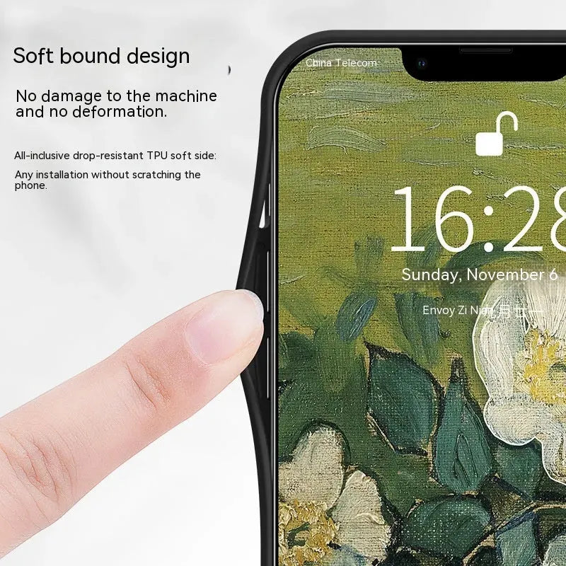 Phone Case Tempered Glass Protective Cover - Bellarte Enchanté Phone Case Tempered Glass Protective Cover