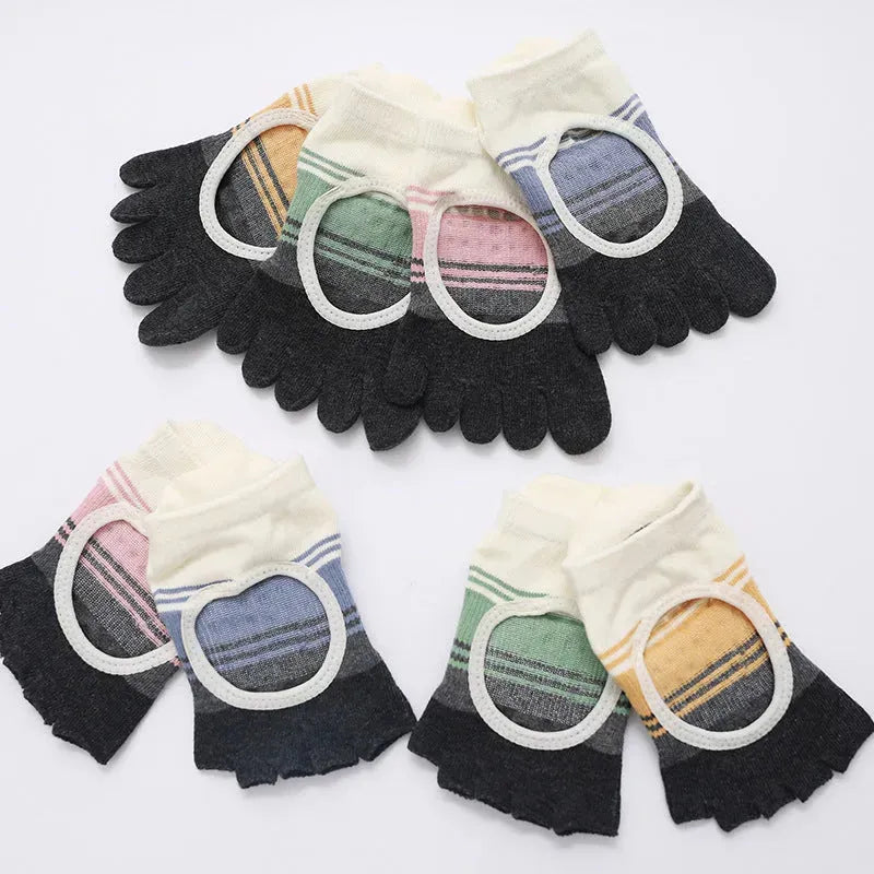 Pilates Non Slip Dance Backless Socks - Bellarte Enchanté Pilates Non Slip Dance Backless Socks