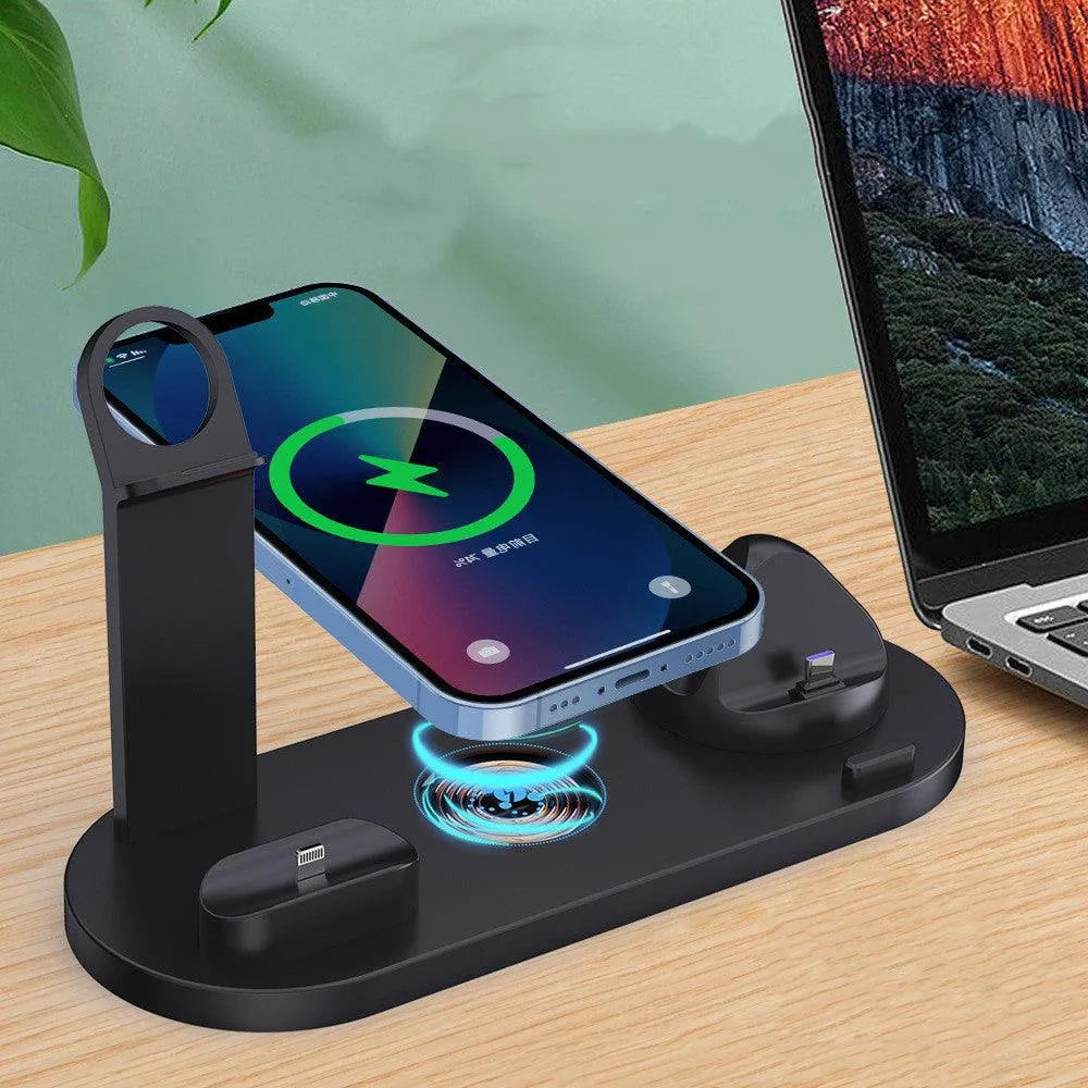 Plastic 3 In 1 Wireless Charger Stand Fast - Bellarte Enchanté Plastic 3 In 1 Wireless Charger Stand Fast