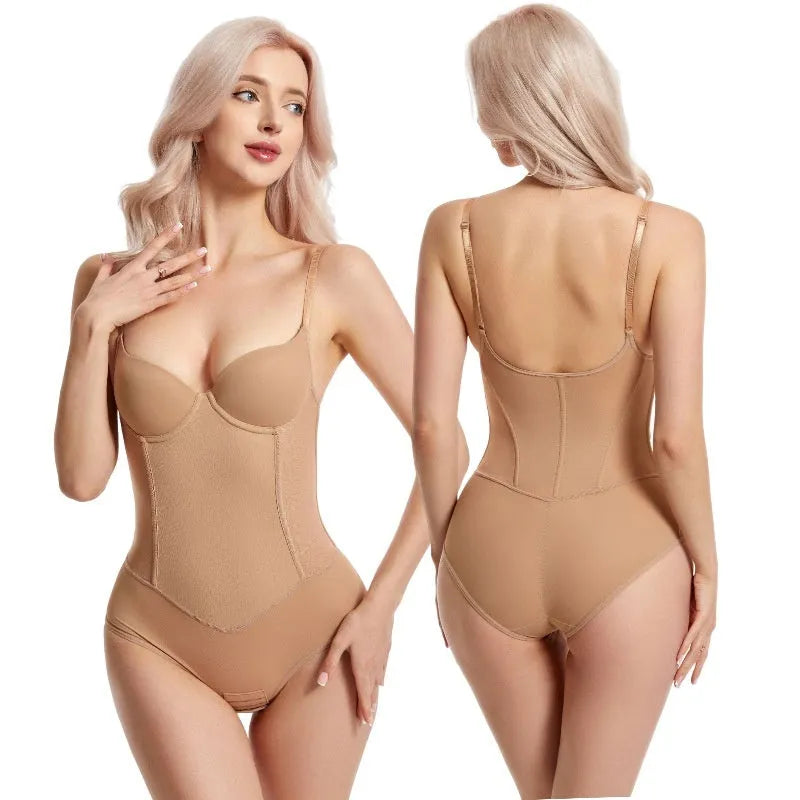 Plus Size Body Shaper with Steel Ring - Bellarte Enchanté Plus Size Body Shaper with Steel Ring