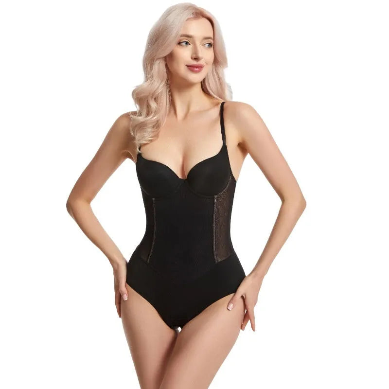 Plus Size Body Shaper with Steel Ring - Bellarte Enchanté Plus Size Body Shaper with Steel Ring