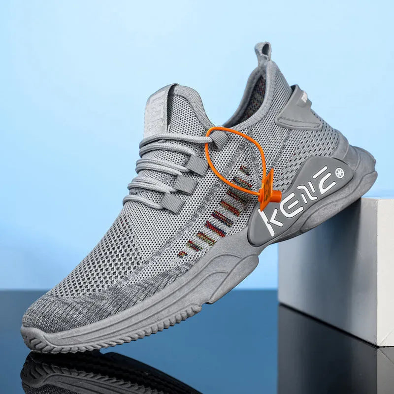 Plus Size Men's Sports Mesh Surface Soft Bottom Breathable Casual Shoes - Bellarte Enchanté Plus Size Men's Sports Mesh Surface Soft Bottom Breathable Casual Shoes