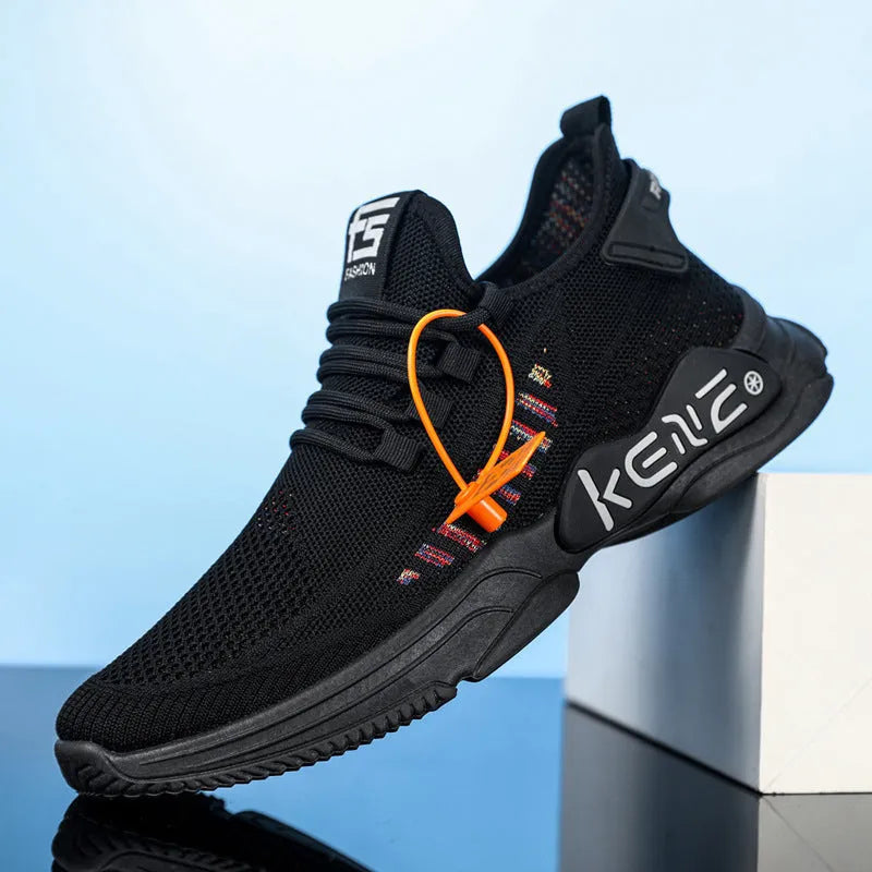Plus Size Men's Sports Mesh Surface Soft Bottom Breathable Casual Shoes - Bellarte Enchanté Plus Size Men's Sports Mesh Surface Soft Bottom Breathable Casual Shoes