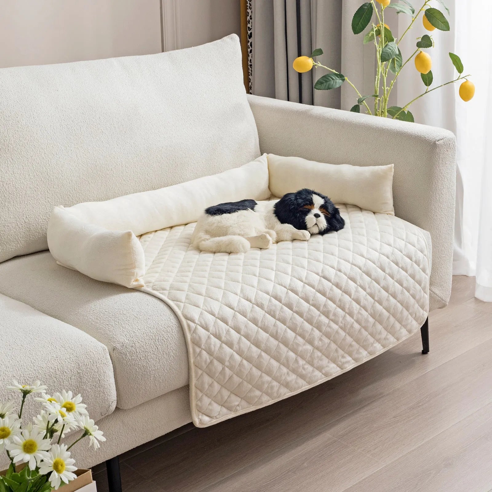 Plush With Pillow Pet Sofa Cushion Bed Pad - Bellarte Enchanté Plush With Pillow Pet Sofa Cushion Bed Pad