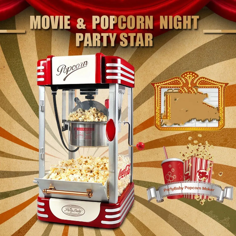 Popcorn Machine Commercial Full-automatic Large Capacity - Bellarte Enchanté Popcorn Machine Commercial Full-automatic Large Capacity