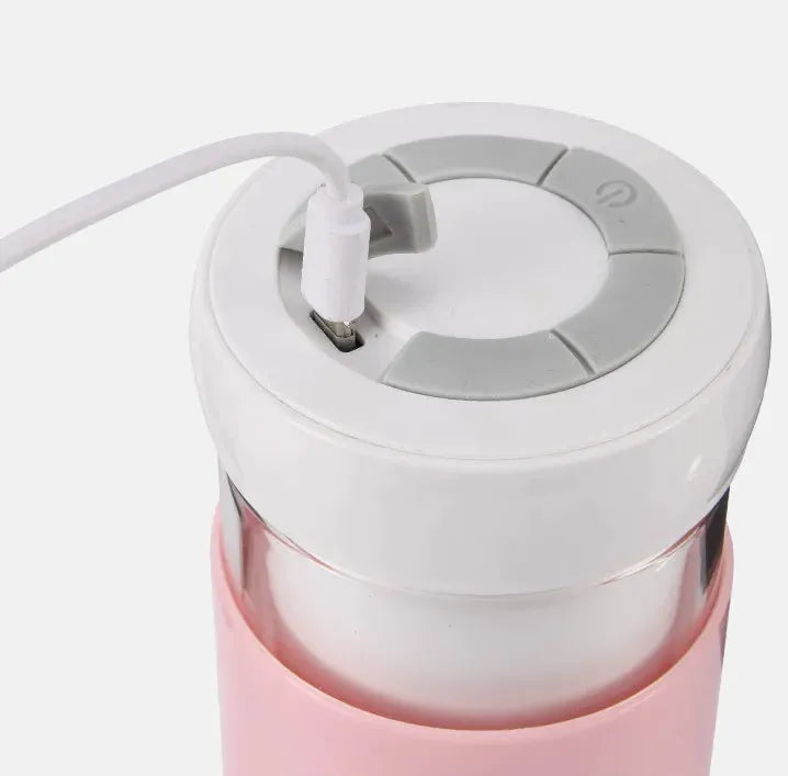 Portable Blender Electric Fruit Juicer USB Rechargeable Smoothie Blender Mini Fruit Juice Maker Handheld Kitchen Mixer Vegetable Blenders - Bellarte Enchanté Portable Blender Electric Fruit Juicer USB Rechargeable Smoothie Blender Mini Fruit Juice Maker Handheld Kitchen Mixer Vegetable Blenders