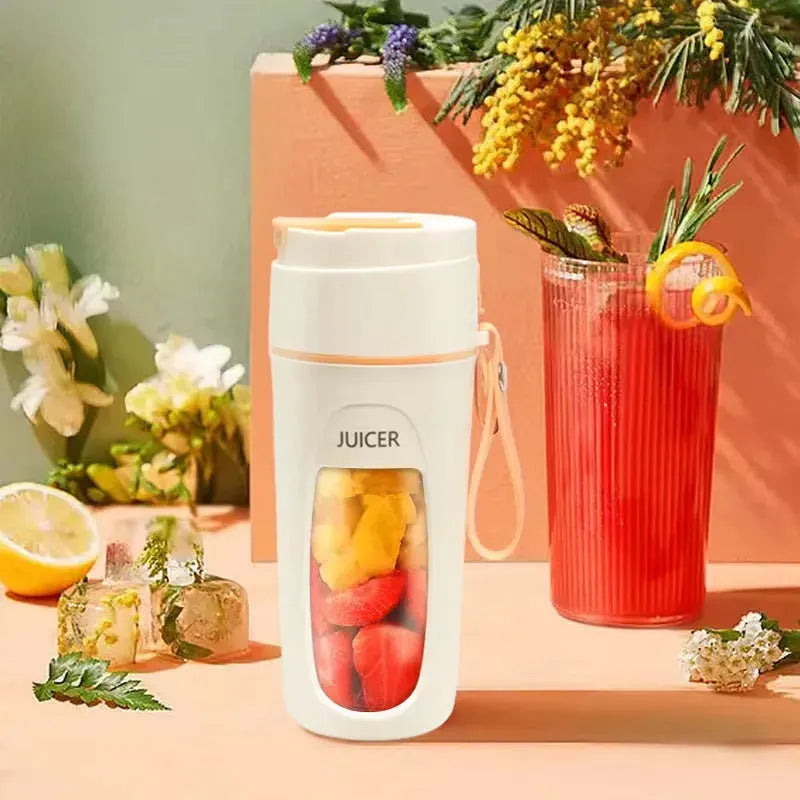 Portable Blender Electric USB Charging Outdoor Automatic Juicer Cup Juice Maker Kitchen Supplies - Bellarte Enchanté Portable Blender Electric USB Charging Outdoor Automatic Juicer Cup Juice Maker Kitchen Supplies
