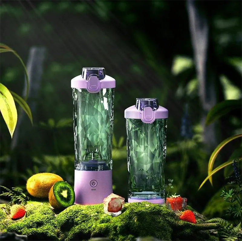 Portable Blender Juicer Personal Size Blender For Shakes And Smoothies With 6 Blade Mini Blender Kitchen Gadgets - Bellarte Enchanté Portable Blender Juicer Personal Size Blender For Shakes And Smoothies With 6 Blade Mini Blender Kitchen Gadgets