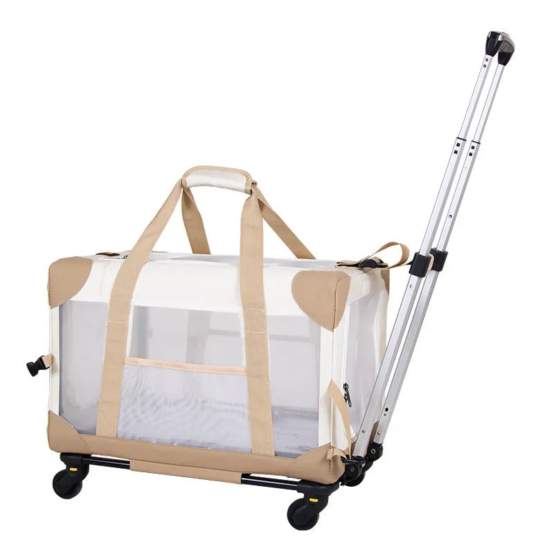 Portable Car Pet Trolley Bag For Going Out - Bellarte Enchanté Portable Car Pet Trolley Bag For Going Out