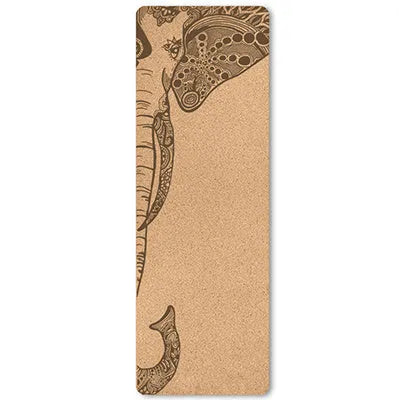 Portable Cork Yoga Non-Slip Exercise Mat - Bellarte Enchanté Portable Cork Yoga Non-Slip Exercise Mat