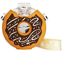 Portable Donut Water Bottle Tritan Plastic Donut Water Bottle With Straw - Bellarte Enchanté Portable Donut Water Bottle Tritan Plastic Donut Water Bottle With Straw
