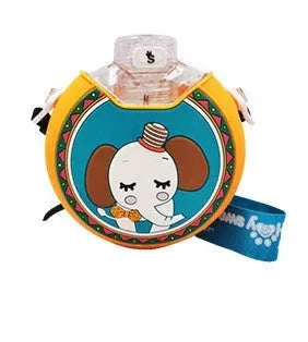 Portable Donut Water Bottle Tritan Plastic Donut Water Bottle With Straw - Bellarte Enchanté Portable Donut Water Bottle Tritan Plastic Donut Water Bottle With Straw