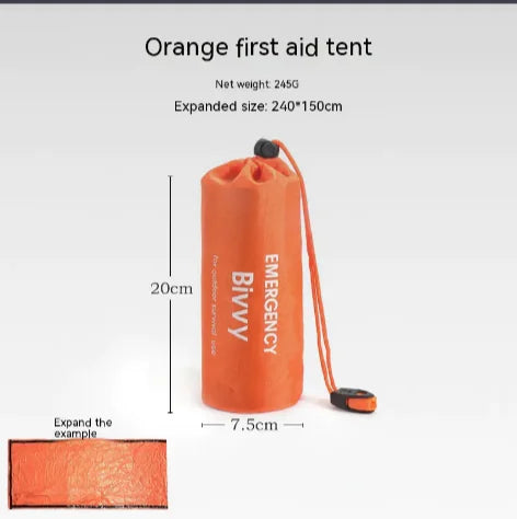 Portable Emergency Tent & Sleeping Bag - Bellarte Enchanté Portable Emergency Tent & Sleeping Bag