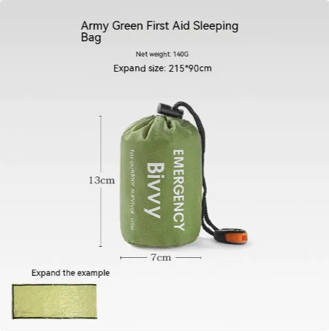 Portable Emergency Tent & Sleeping Bag - Bellarte Enchanté Portable Emergency Tent & Sleeping Bag