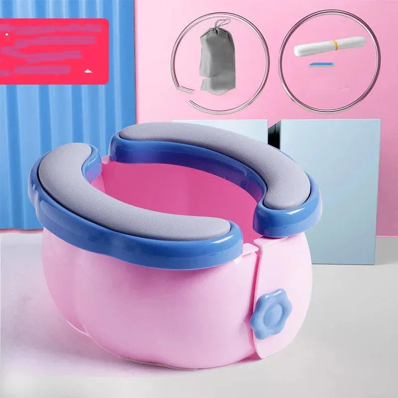 Portable Foldable Toilet For Children Going Out - Bellarte Enchanté Portable Foldable Toilet For Children Going Out