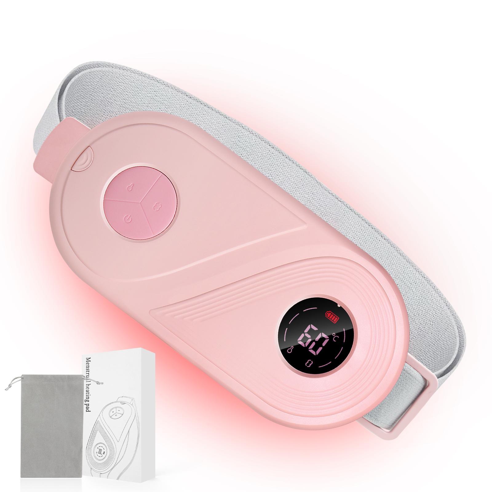 Portable Heating Pad, 1 Set Electric Heating Belt, Fast Heating Warm Belt, Multipurpose Women Belly & Back Heating Belt, Cordless Heating Pad Fast Heating Warming Belt, Multi-purpose Belly & Back Heat - Bellarte Enchanté Portable Heating Pad, 1 Set Electric Heating Belt, Fast Heating Warm Belt, Multipurpose Women Belly & Back Heating Belt, Cordless Heating Pad Fast Heating Warming Belt, Multi-purpose Belly & Back Heat