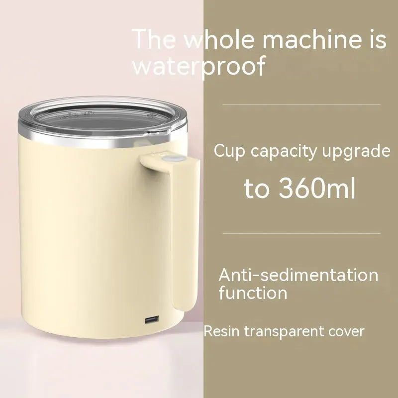 Portable Magnetic Automatic Mixing Coffee Cup - Bellarte Enchanté Portable Magnetic Automatic Mixing Coffee Cup