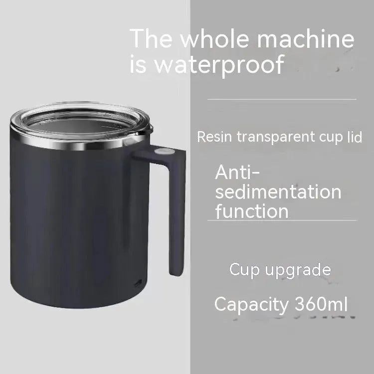 Portable Magnetic Automatic Mixing Coffee Cup - Bellarte Enchanté Portable Magnetic Automatic Mixing Coffee Cup