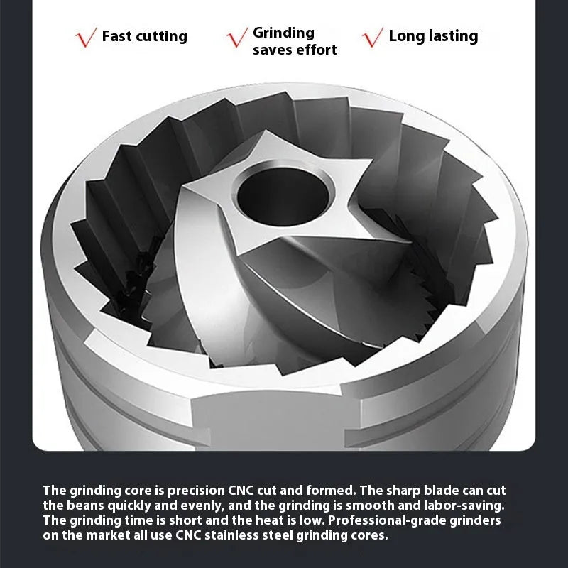 Portable Manually Operated Coffee Grinder Coffee Bean Grinder Household - Bellarte Enchanté Portable Manually Operated Coffee Grinder Coffee Bean Grinder Household