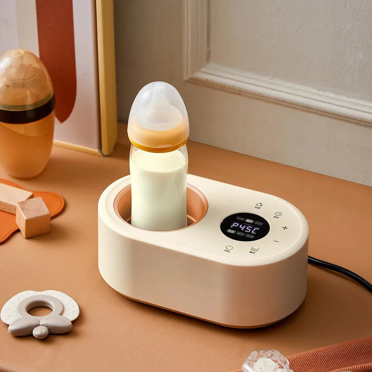 Portable On-the-go Milk Warmer With Constant Temperature Heating - Bellarte Enchanté Portable On-the-go Milk Warmer With Constant Temperature Heating