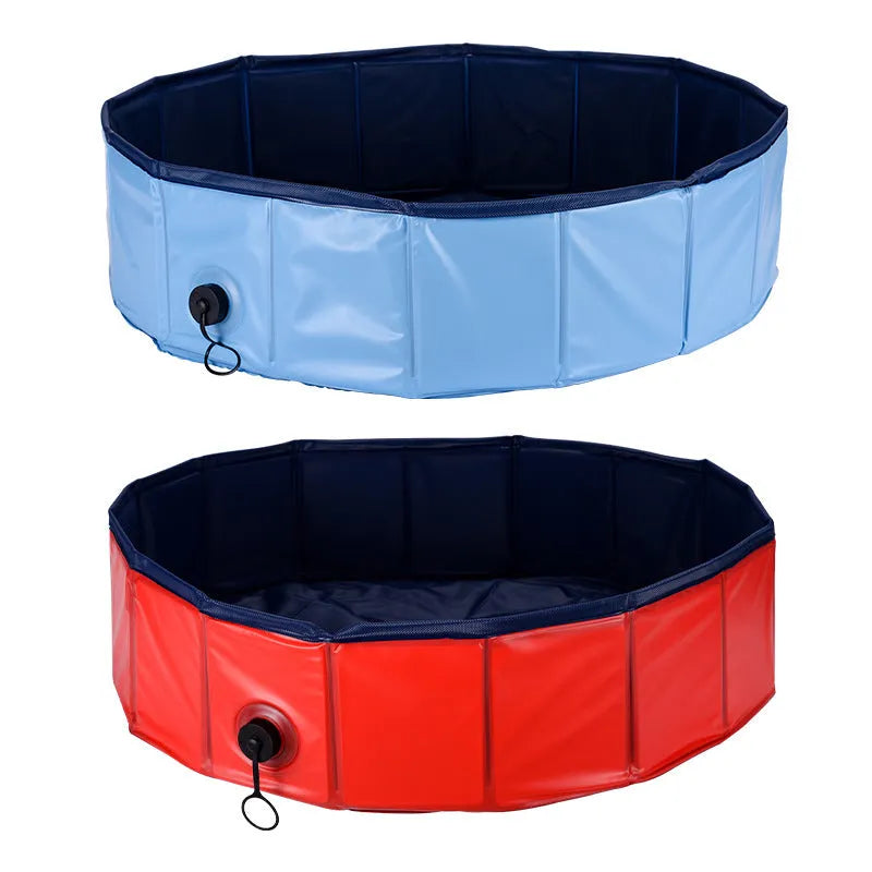 Portable Pet Pool Foldable Dog Cat Bathtub Pet Supplies Outdoor - Bellarte Enchanté Portable Pet Pool Foldable Dog Cat Bathtub Pet Supplies Outdoor