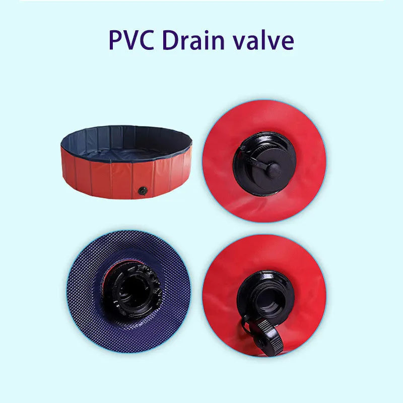 Portable Pet Pool Foldable Dog Cat Bathtub Pet Supplies Outdoor - Bellarte Enchanté Portable Pet Pool Foldable Dog Cat Bathtub Pet Supplies Outdoor