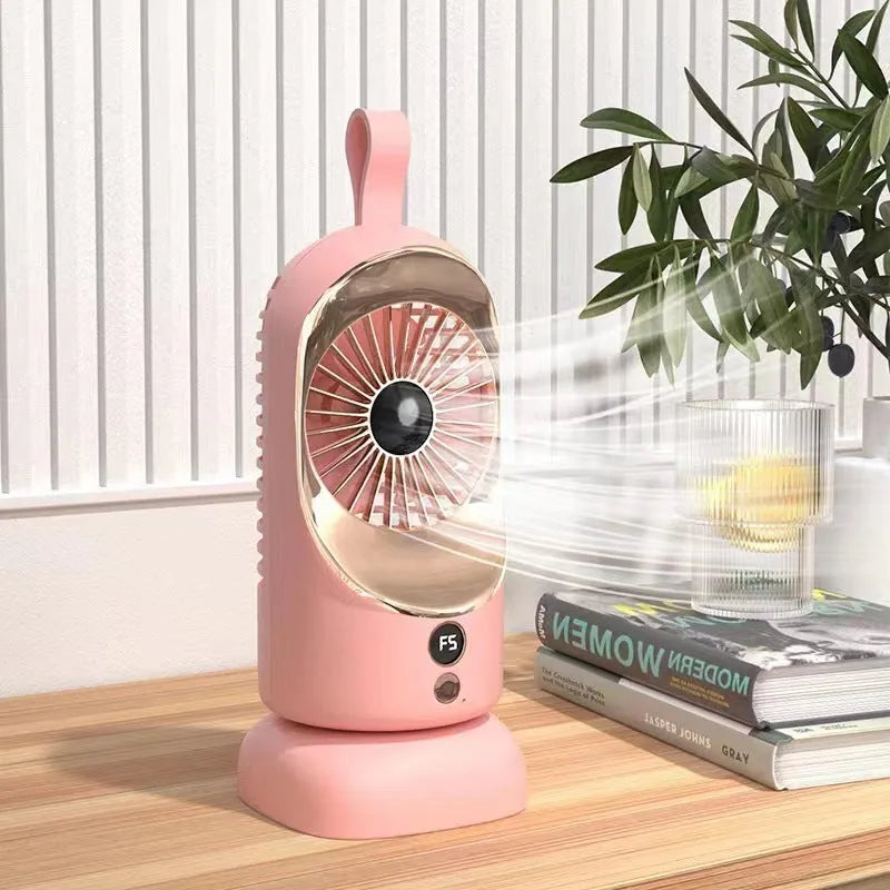 Portable Small Refrigeration Household Electric Fan - Bellarte Enchanté Portable Small Refrigeration Household Electric Fan