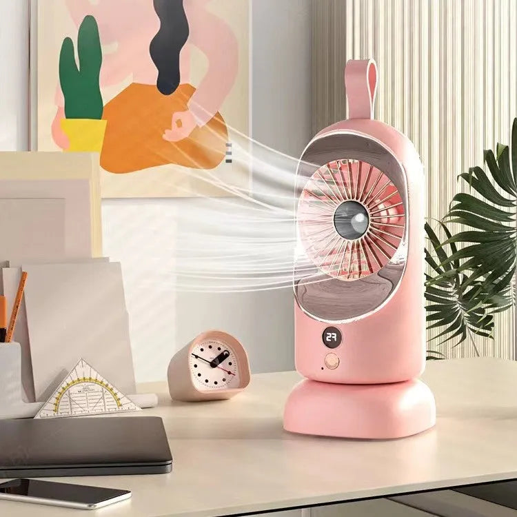 Portable Small Refrigeration Household Electric Fan - Bellarte Enchanté Portable Small Refrigeration Household Electric Fan