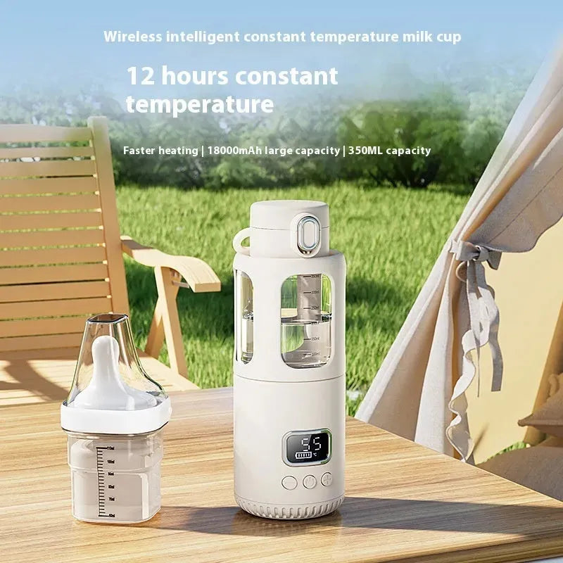 Portable Thermal Flask Milk Modulator Wireless Heating - Bellarte Enchanté Portable Thermal Flask Milk Modulator Wireless Heating