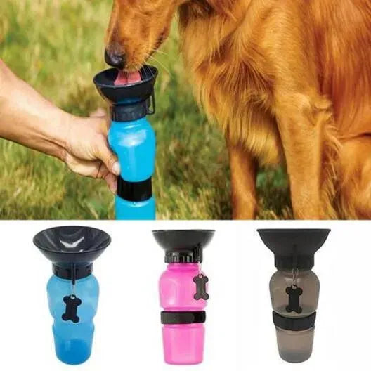 Portable Water Bottle Drinker For Pet Dogs - Bellarte Enchanté Portable Water Bottle Drinker For Pet Dogs