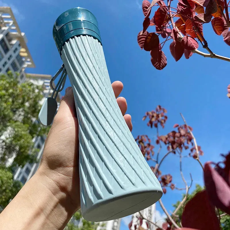 Portable Water Bottle Silicone Folded Water Cup Creative Shape SportsWater Cup Office Car Outdoor Cute Water Bottle Cup - Bellarte Enchanté Portable Water Bottle Silicone Folded Water Cup Creative Shape SportsWater Cup Office Car Outdoor Cute Water Bottle Cup