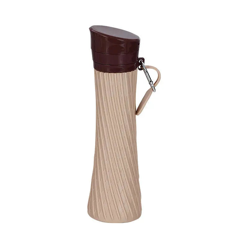 Portable Water Bottle Silicone Folded Water Cup Creative Shape SportsWater Cup Office Car Outdoor Cute Water Bottle Cup - Bellarte Enchanté Portable Water Bottle Silicone Folded Water Cup Creative Shape SportsWater Cup Office Car Outdoor Cute Water Bottle Cup