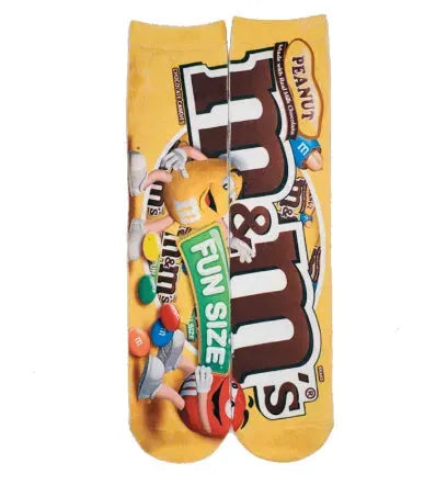 Potato Chips 3D Printed Socks Leshi Odd Zero Food Heat Transfer Stockings Printing Personality - Bellarte Enchanté Potato Chips 3D Printed Socks Leshi Odd Zero Food Heat Transfer Stockings Printing Personality