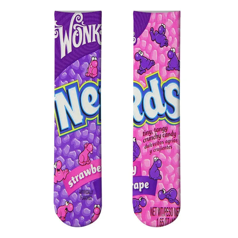 Potato Chips 3D Printed Socks Leshi Odd Zero Food Heat Transfer Stockings Printing Personality - Bellarte Enchanté Potato Chips 3D Printed Socks Leshi Odd Zero Food Heat Transfer Stockings Printing Personality