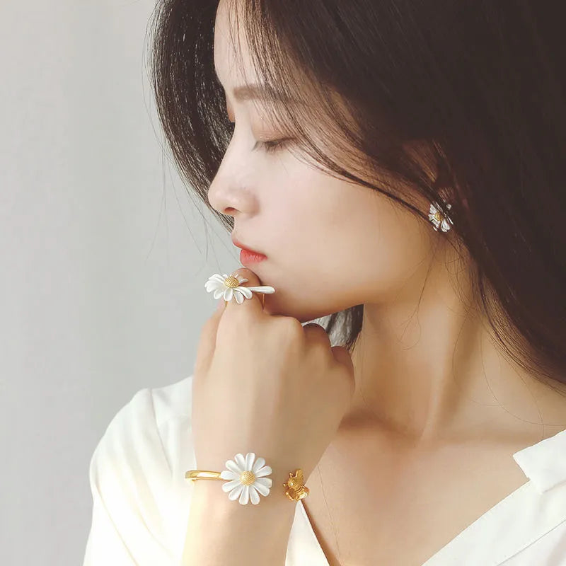 Premium Sense Earrings Necklace Female Clavicle Chain - Bellarte Enchanté Premium Sense Earrings Necklace Female Clavicle Chain