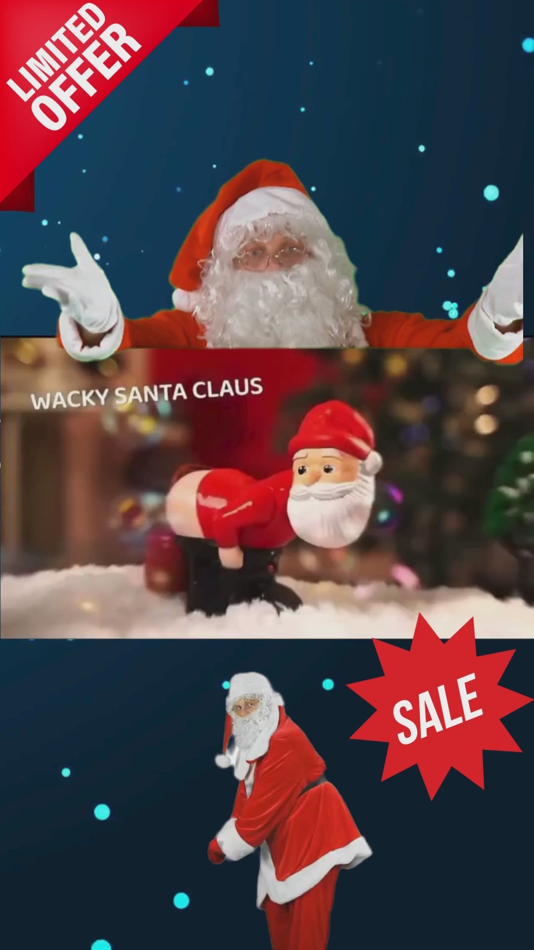 🎅 Risa burbujeante garantizada Burbuja eléctrica Santa🎅