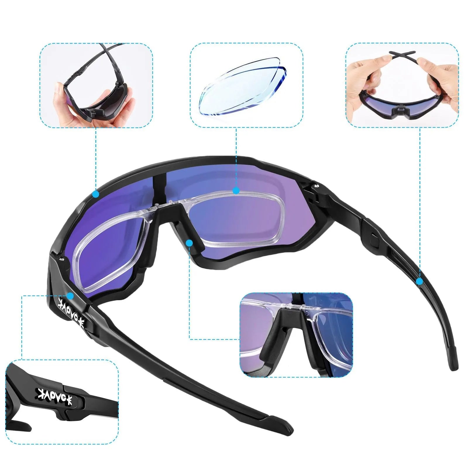 Professional bicycle goggles - Bellarte Enchanté Professional bicycle goggles