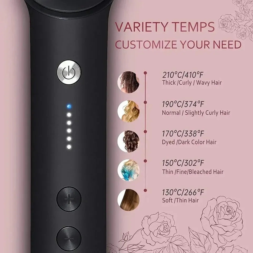 Professional Hair Straightener 3-1 - Bellarte Enchanté Professional Hair Straightener 3-1