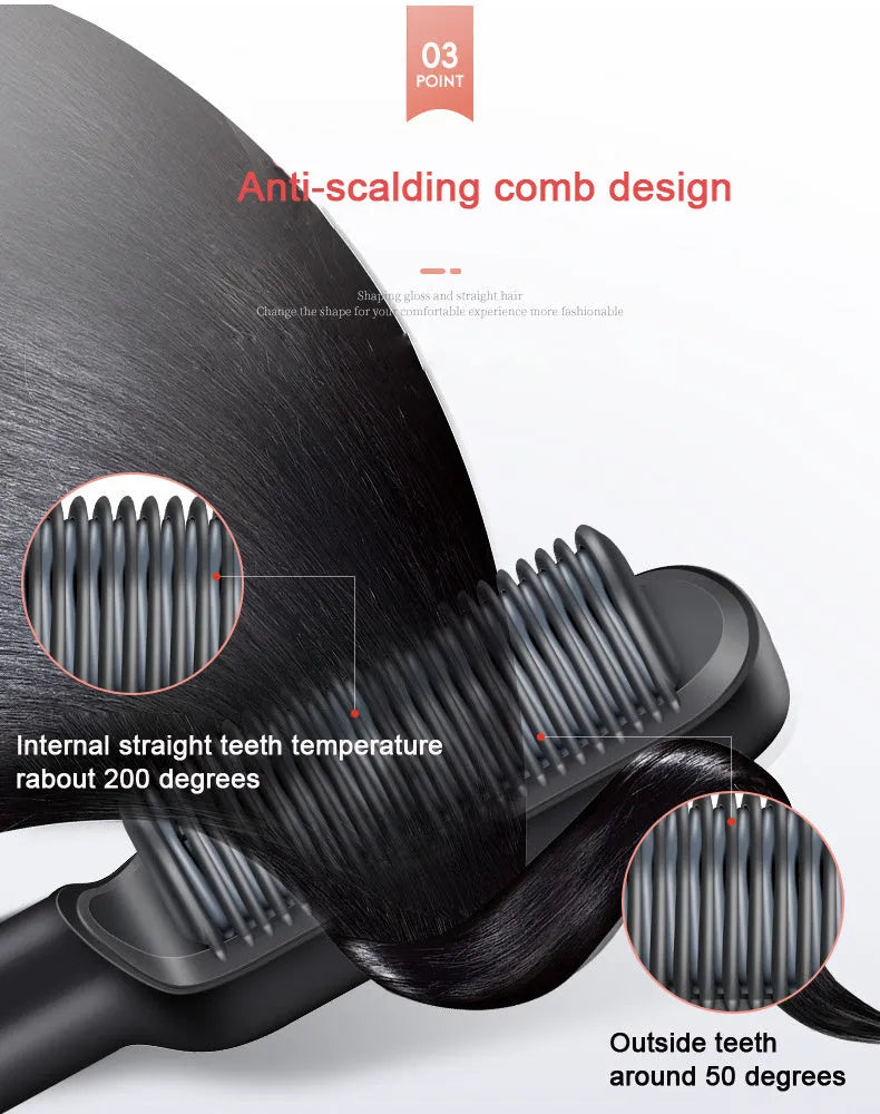 Professional Hair Straightener 3-1 - Bellarte Enchanté Professional Hair Straightener 3-1