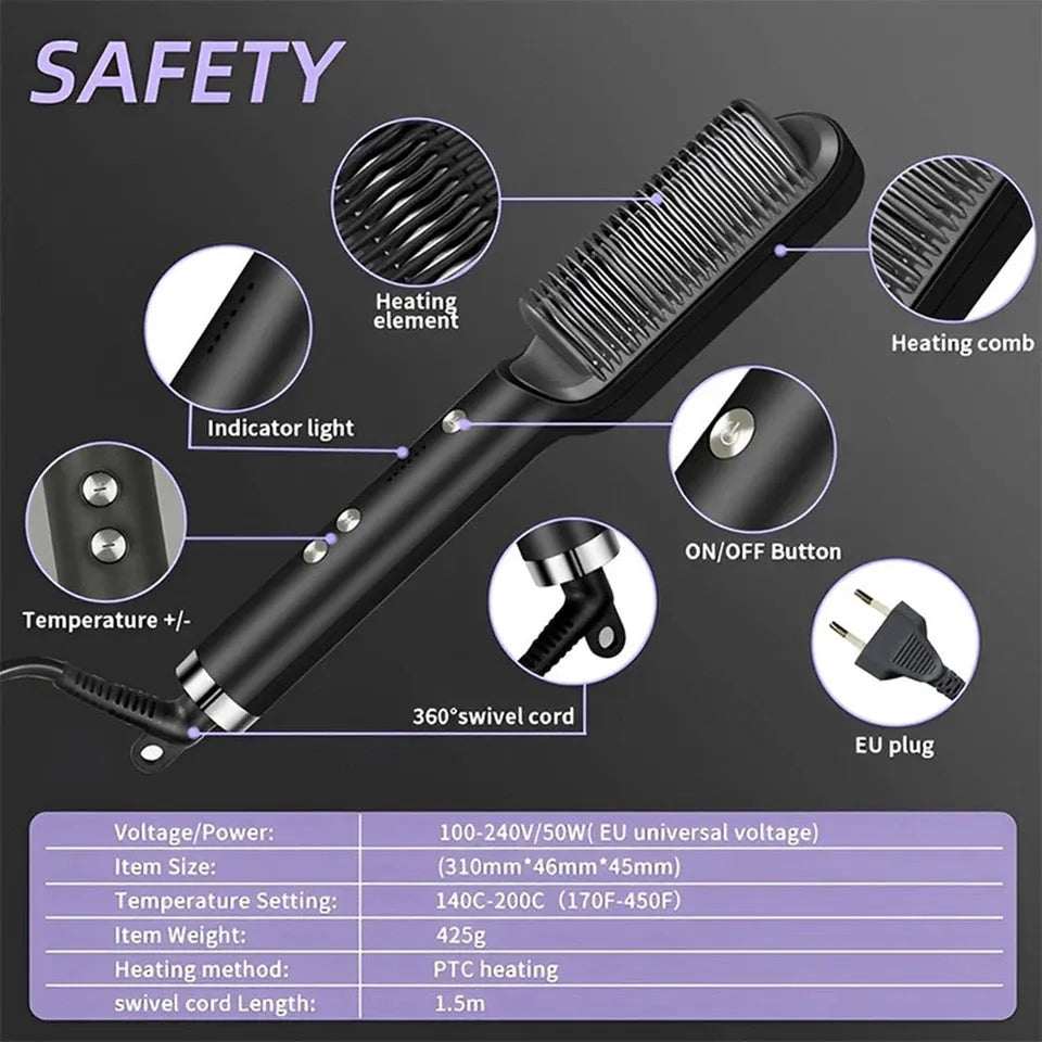 Professional Hair Straightener 3-1 - Bellarte Enchanté Professional Hair Straightener 3-1
