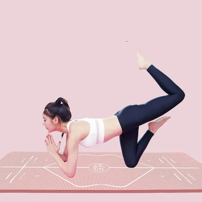 Professional Posture Line Dancing Yoga Mat - Bellarte Enchanté Professional Posture Line Dancing Yoga Mat