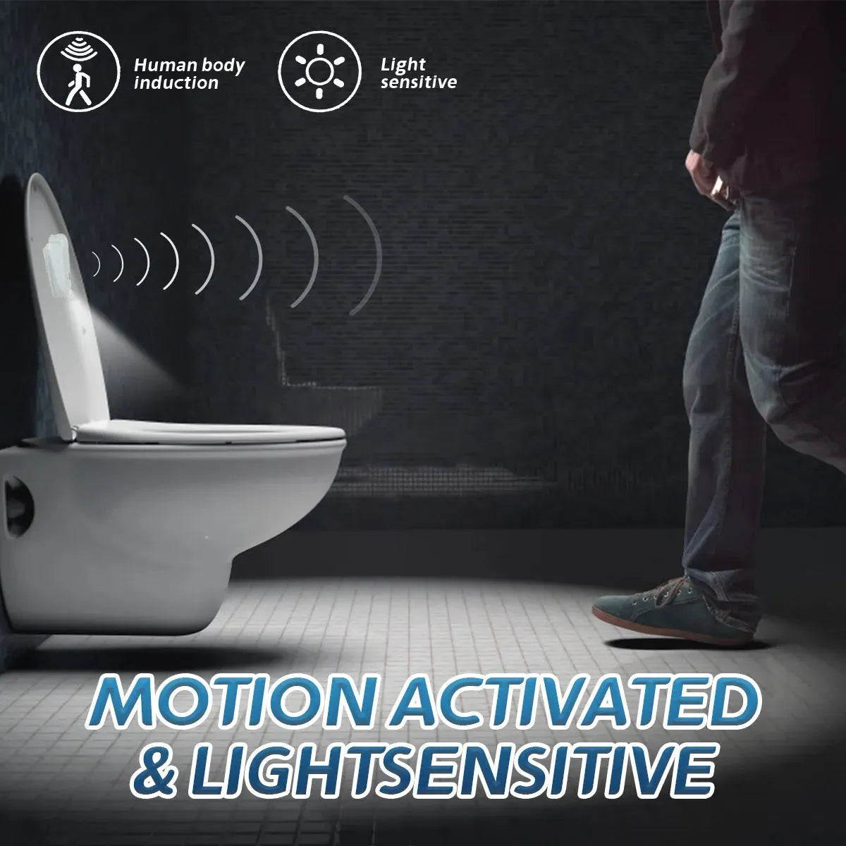 Projection Induction Projection Toilet Light - Bellarte Enchanté Projection Induction Projection Toilet Light