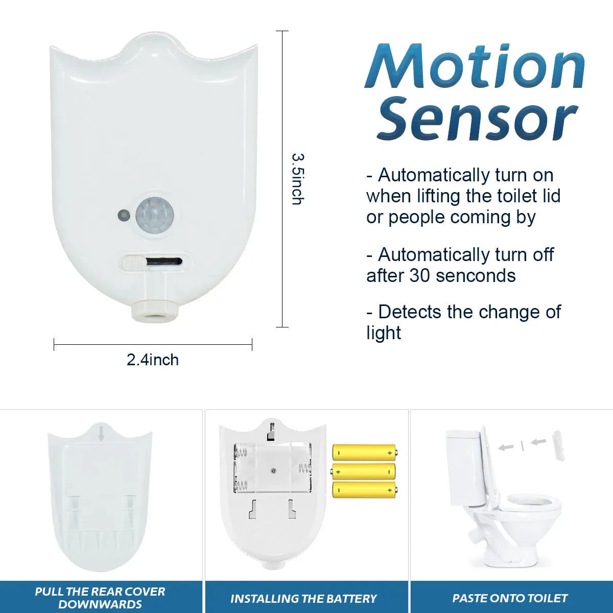 Projection Induction Projection Toilet Light - Bellarte Enchanté Projection Induction Projection Toilet Light