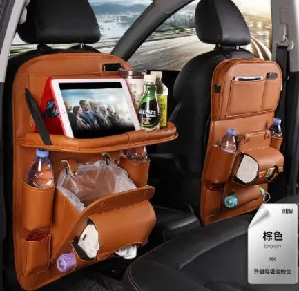 PU Leather Car Storage Bag Multifunction Seat Back - Bellarte Enchanté PU Leather Car Storage Bag Multifunction Seat Back