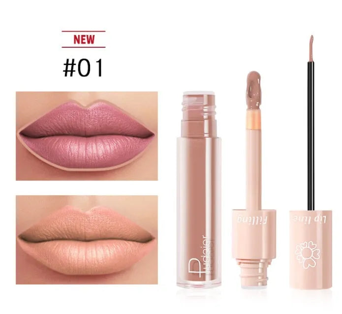 Pudaier Dual Lipstick Lip Gloss Liquid Lipstick - Bellarte Enchanté Pudaier Dual Lipstick Lip Gloss Liquid Lipstick
